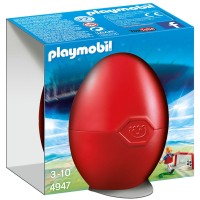 Playmobil 4947 Футболист и ворота в подарочном яйце - фигурка Плеймобил