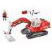 Playmobil 5282 Большой экскаватор с рабочим - игрушка Плеймобил title=
