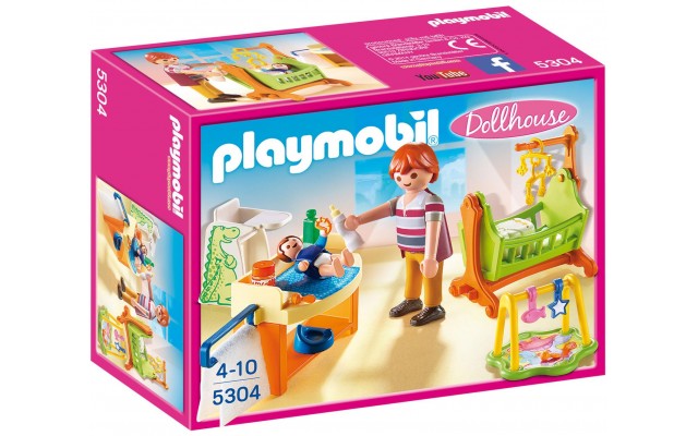 Playmobil 5304 - Детская комната с колыбелью - игровой набор Плеймобил Dollhouse