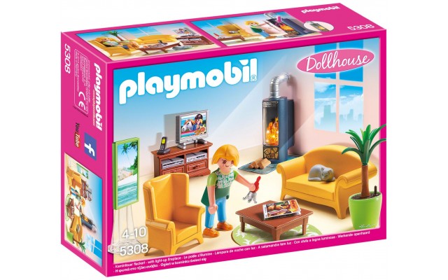 Playmobil 5308 Гостиная с камином - конструктор Плеймобил