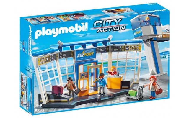 Playmobil 5338 Аэропорт с диспетчерской вышкой - игровой набор Плеймобил