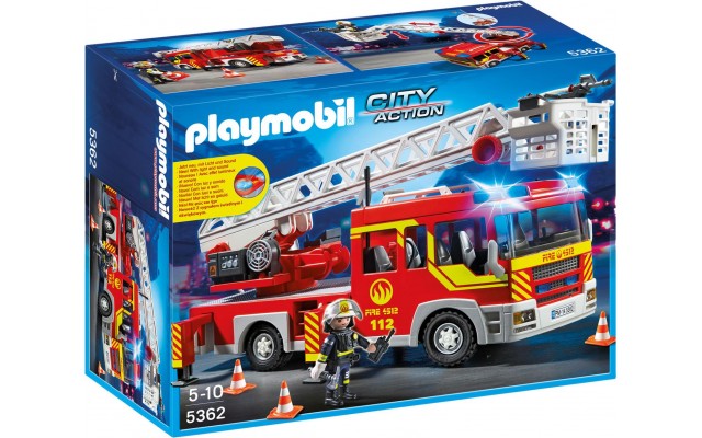 Playmobil 5362 Пожарная машина с лестницей (свет и звук) - машинка Плеймобил