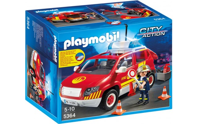 Playmobil 5364 - Пожарная машина со светом и звуком - машинка Плеймобил City Action
