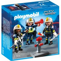 Playmobil 5366 - Команда пожарников с оборудованием - игровой набор Плеймобил City Action