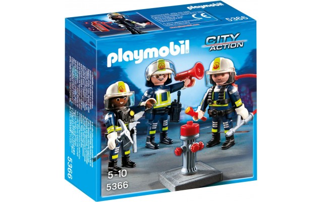 Playmobil 5366 - Команда пожарников с оборудованием - игровой набор Плеймобил City Action