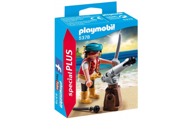 Playmobil 5378 - Пірат з гарматою - фігурка Плеймобіл Special Plus