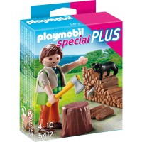 Playmobil 5412 Дроворуб і кішка - фігурки Плеймобіл