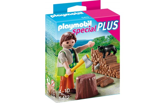 Playmobil 5412 Дроворуб і кішка - фігурки Плеймобіл