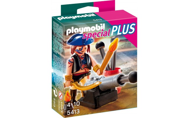 Playmobil 5413 Пірат з гарматою - фігурка Плеймобіл