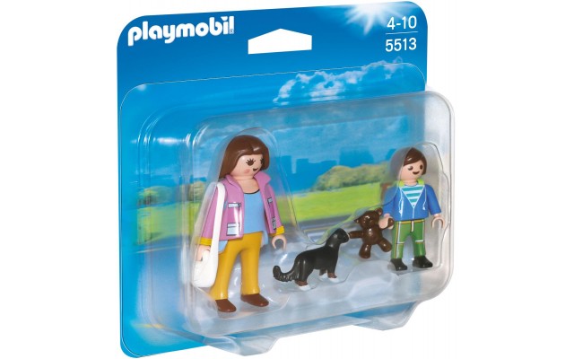 Playmobil 5513 Мама і син-школяр - фігурки Плеймобіл