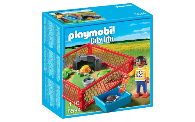 Playmobil 5534 Животновод и черепахи в огороже - игровой набор Плеймобил
