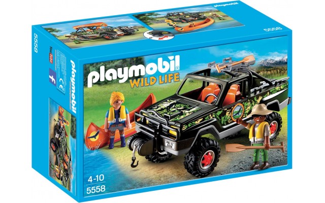 Playmobil 5558 - Пикап с лодкой - игровой набор Плеймобил Wild Life