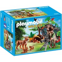 Playmobil 5561 Кинооператор с семьей рысей - игровой набор Плеймобил