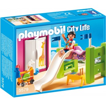 Playmobil 5579 Дитяча кімната з гіркою і двоповерховим ліжком - ігровий набір Плеймобіл