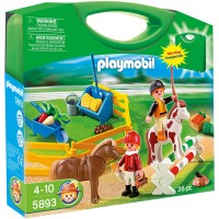 Playmobil 5893 Ферма с пони в кейсе - игровой набор Плеймобил