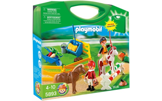 Playmobil 5893 Ферма з поні в кейсі - ігровий набір Плеймобіл