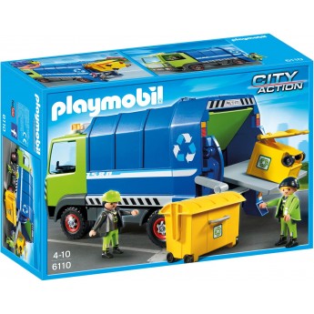 Playmobil 6110 Мусоровоз с контейнерами - игрушка Плеймобил