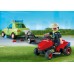 Playmobil 6111 Автомобіль з газонокосаркою на причепі - іграшка Плеймобіл title=