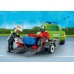 Playmobil 6111 Автомобіль з газонокосаркою на причепі - іграшка Плеймобіл title=