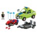 Playmobil 6111 Автомобіль з газонокосаркою на причепі - іграшка Плеймобіл title=
