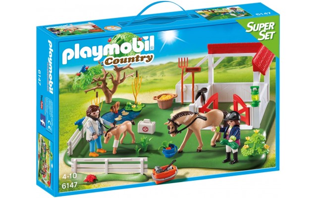 Playmobil 6147 - Загон для лошадей - конструктор Плеймобил Country