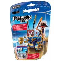 Playmobil 6164 Синяя пушка с капитаном пиратов - фигурки Плеймобил