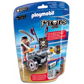 Playmobil 6165 Черная пушка и пират - фигурки Плеймобил