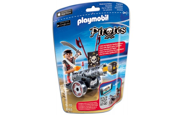 Playmobil 6165 Чорна гармата і пірат - фігурки Плеймобіл