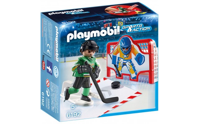 Playmobil 6192 Міні-хокейний набір для тренування - ігровий набір Плеймобіл