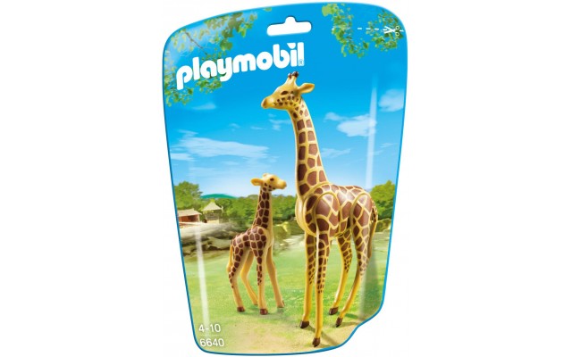 Playmobil 6640 - Жираф с детенышом - фигурки Плеймобил City Life