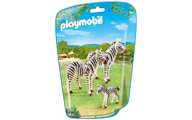 Playmobil 6641 - Семья Зебр - фигурки Плеймобил City Life
