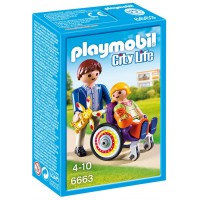 Playmobil 6663 Ребенок в больничной коляске - игровой набор Плеймобил