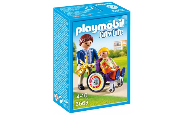 Playmobil 6663 Дитина в лікарняному візку - ігровий набір Плеймобіл