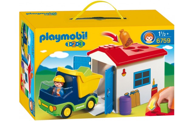 Playmobil 6759 Грузовик с гаражом - игровой набор Плеймобил