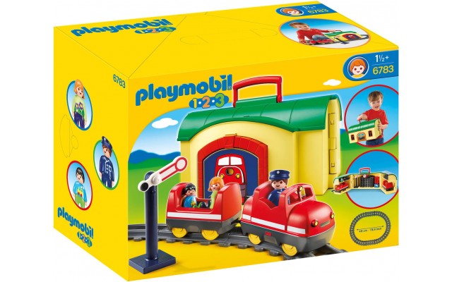 Playmobil 6783 Залізнична станція у валізці - ігровий набір Плеймобіл