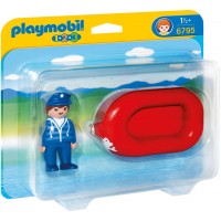 Playmobil 6795 Человечек на надувной лодке - игрушка Плеймобил