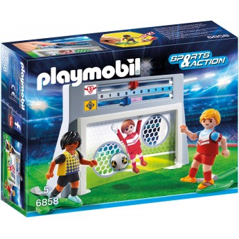 Playmobil 6858 Отработка пенальти с футболистами - игровой набор Плеймобил