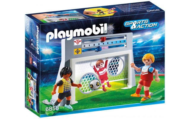 Playmobil 6858 Отработка пенальти с футболистами - игровой набор Плеймобил