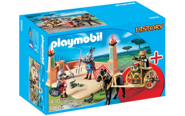 Playmobil 6868 - Арена гладиаторов (стартовый набор) - игровой набор Плеймобил History