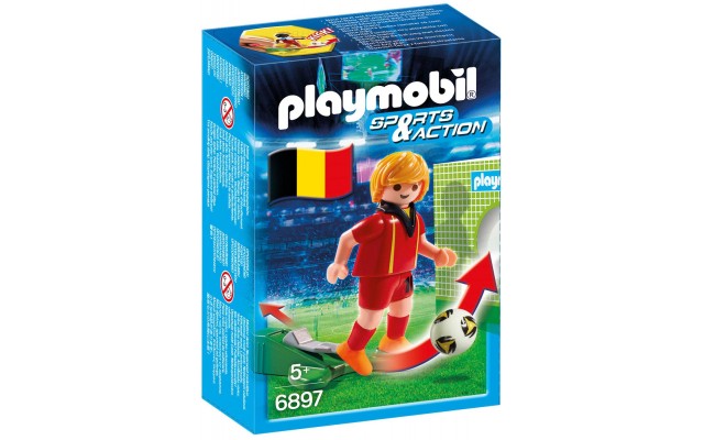 Playmobil 6897 Футболіст збірної Бельгії - фігурка Плеймобіл