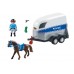 Playmobil 6922 Полицейский прицеп-коневозка с фигурками - игрушка Плеймобил title=