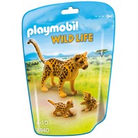 Playmobil 6940 - Леопард з дитинчатами - фігурки Плеймобіл Wild Life