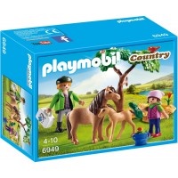 Playmobil 6949 - Ветеринар с пони и жеребенком - игровой набор Плеймобил Country