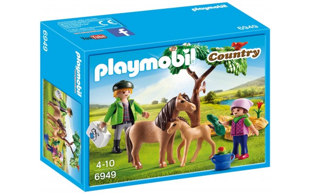 Playmobil 6949 - Ветеринар з поні і лошам - ігровий набір Плеймобіл Country