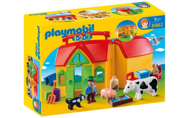 Playmobil 6962 Ферма в переносном чемоданчике - игровой набор Плеймобил