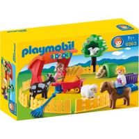 Playmobil 6963 - Зоопарк - конструктор Плеймобил 1.2.3