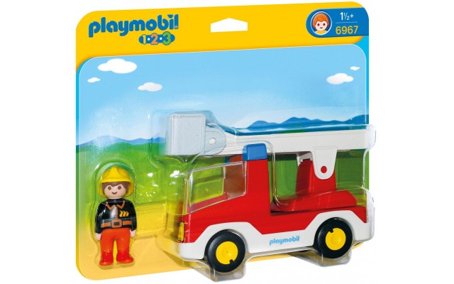 Playmobil 6967 - Пожежна машина - машинка Плеймобіл 1.2.3