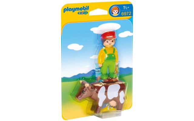 Playmobil 6972 Фермер з коровою - фігурки Плеймобіл