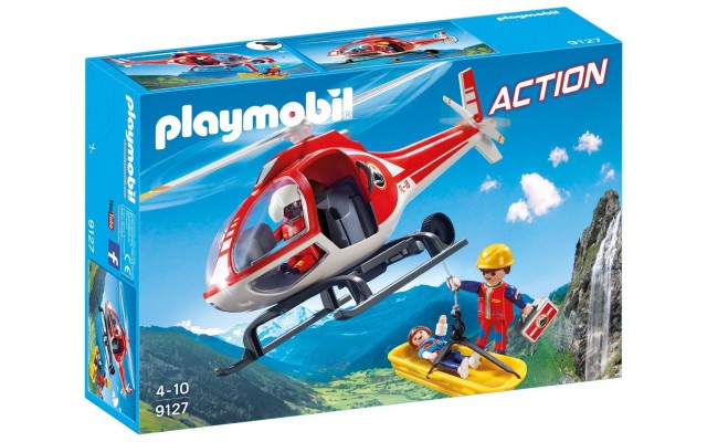 Playmobil 9127 Горноспасательный вертолёт - игрушка Плеймобил