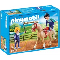 Игровой набор Playmobil Вольтижировка для прыжков, с лошадкой и фигурками (6933)